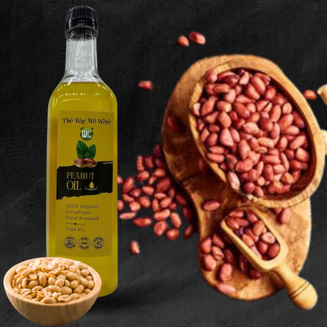 Unfiltered Cold Pressed Peanut Oil (Groundnut Oil)