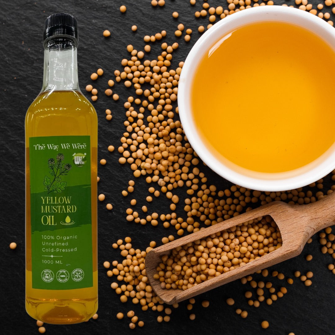 Organic Cold Pressed Yellow Mustard Oil