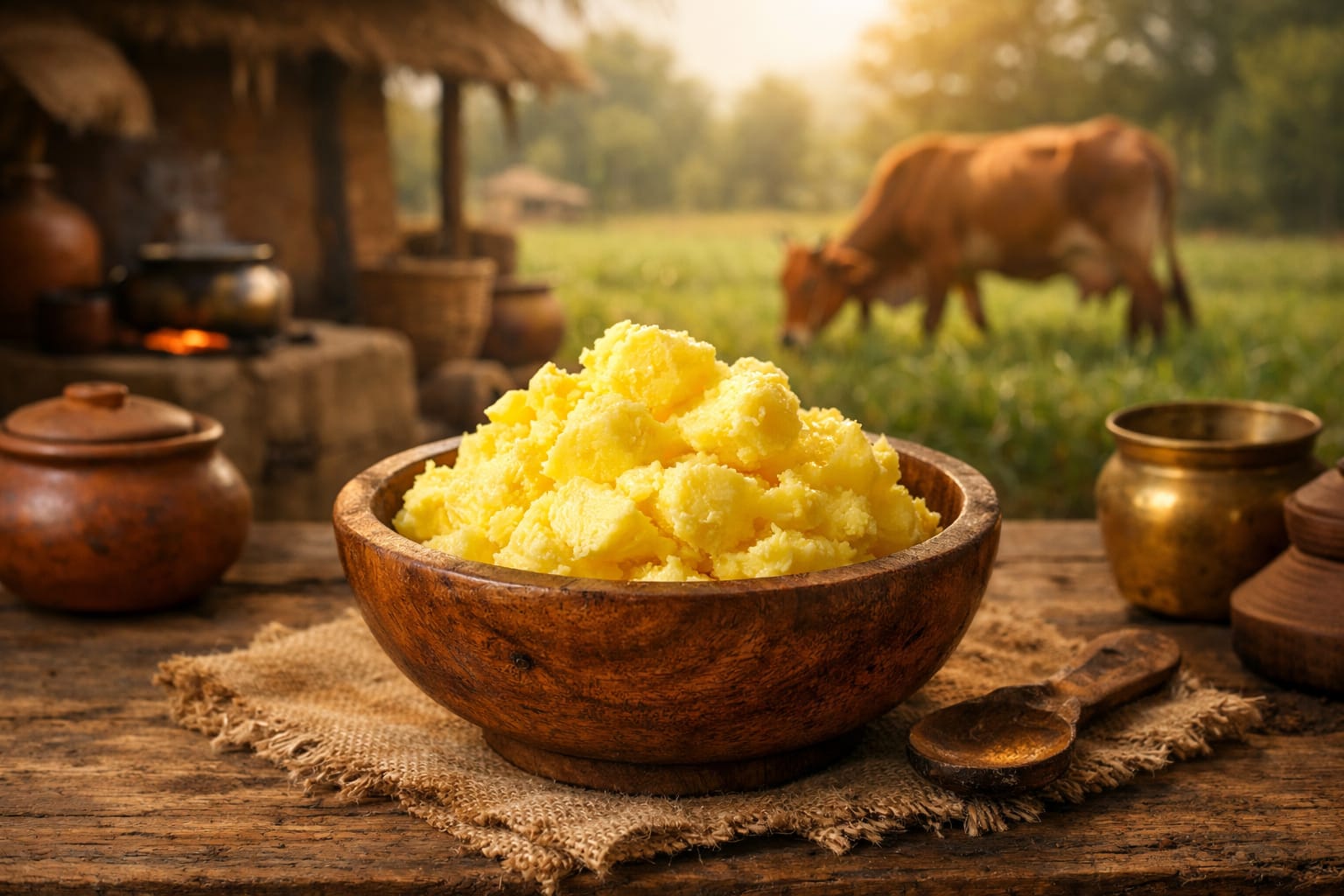 Why Pure Desi Cow Butter Turns Yellow and Melts Differently: The Science Behind It