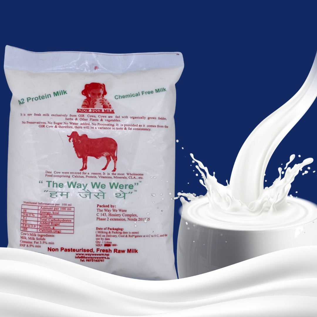 A2 Raw Milk , Desi Gir Cow Milk 