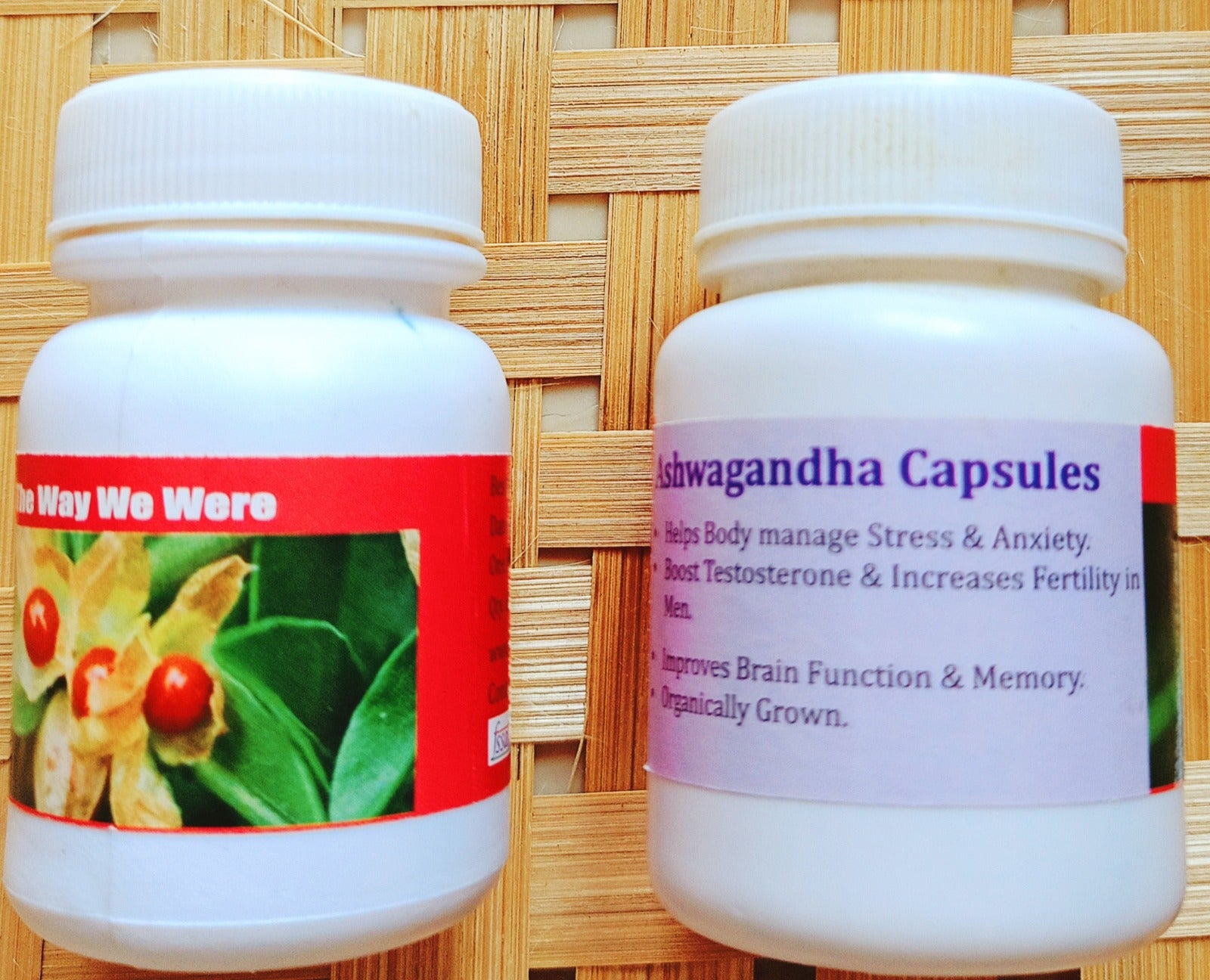 Organic Ashwagandha Capsules 