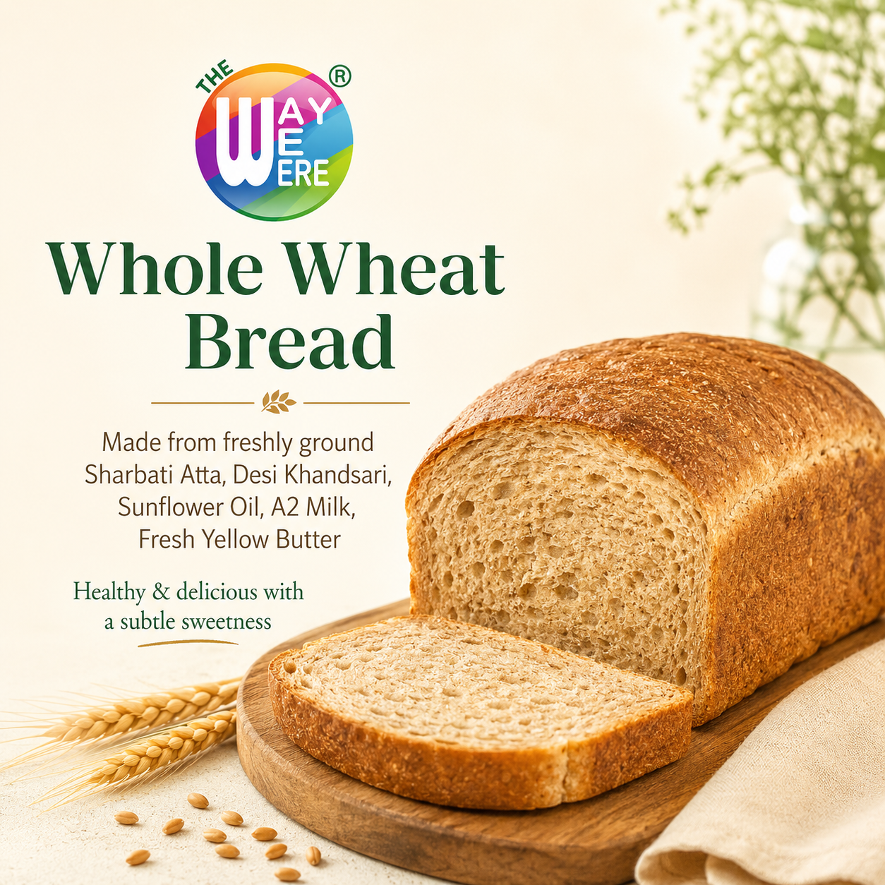Whole Wheat Bread 350 gm