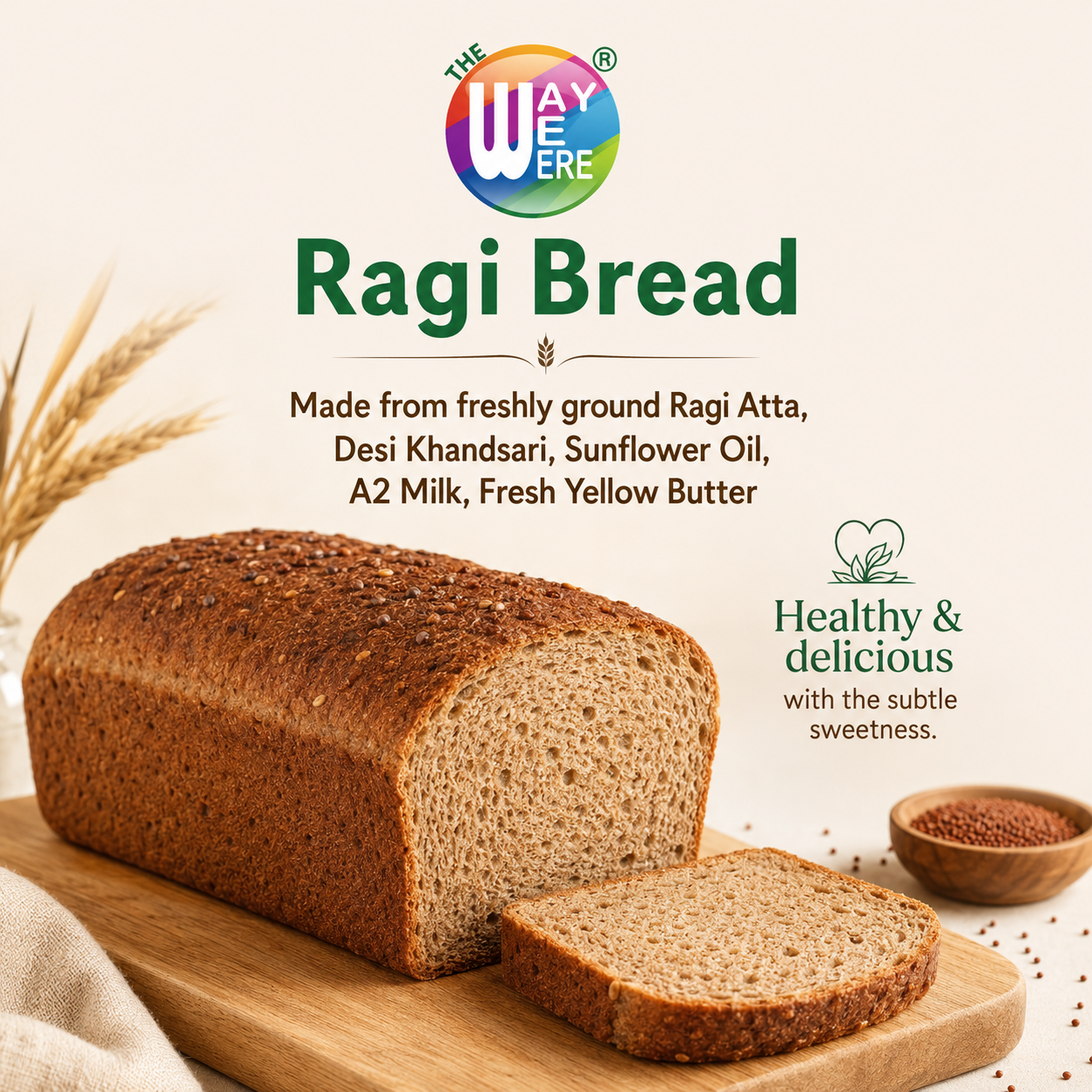 Ragi Bread 350 gm