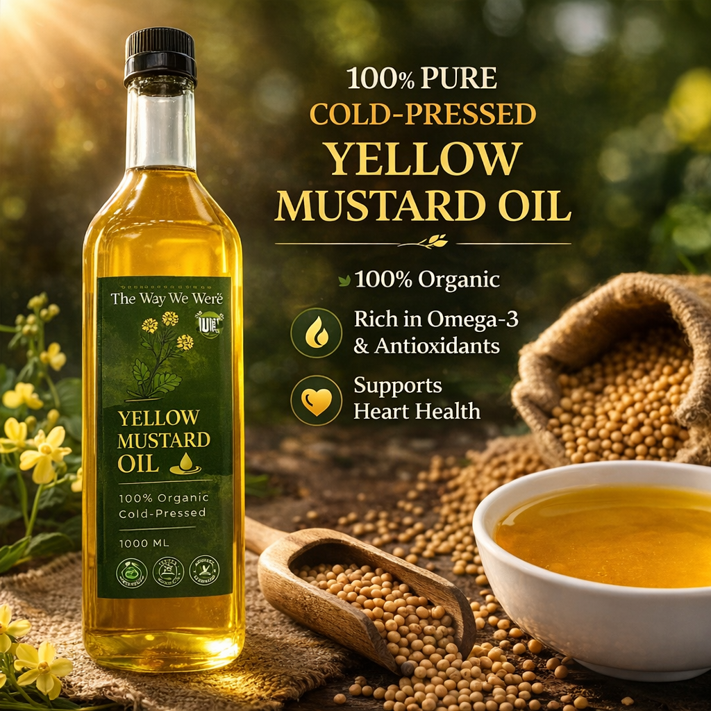 Cold Pressed Yellow Mustard Oil 1 Lts