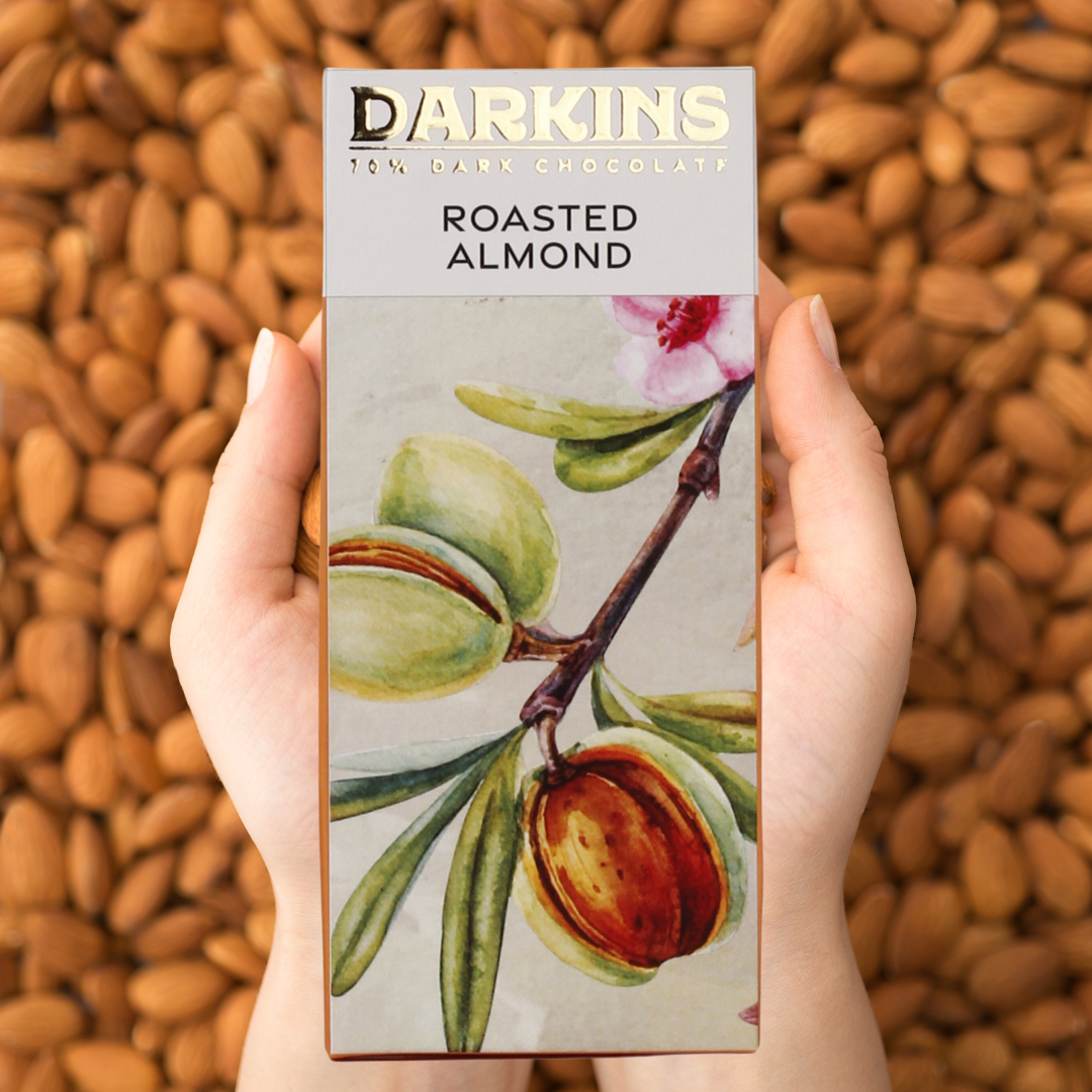 Dark Chocolate - Roasted Almond (Darkins) 50gm