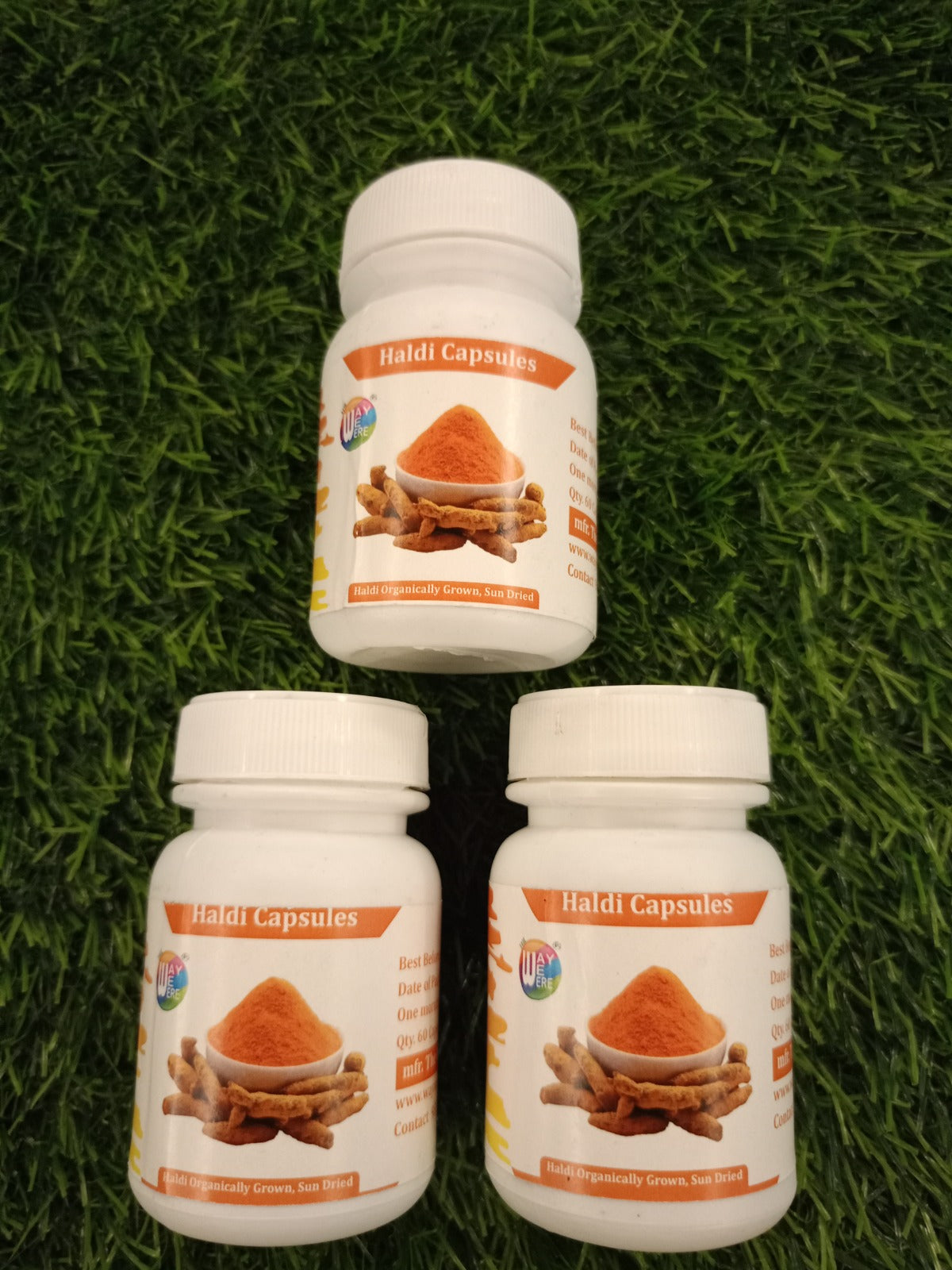 Organic Haldi Capsules 