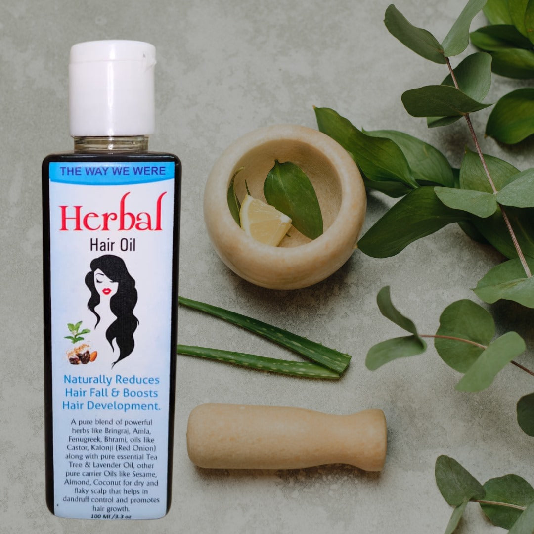 Herbal Hair Oil , Natural Ingredients Hair Oil 