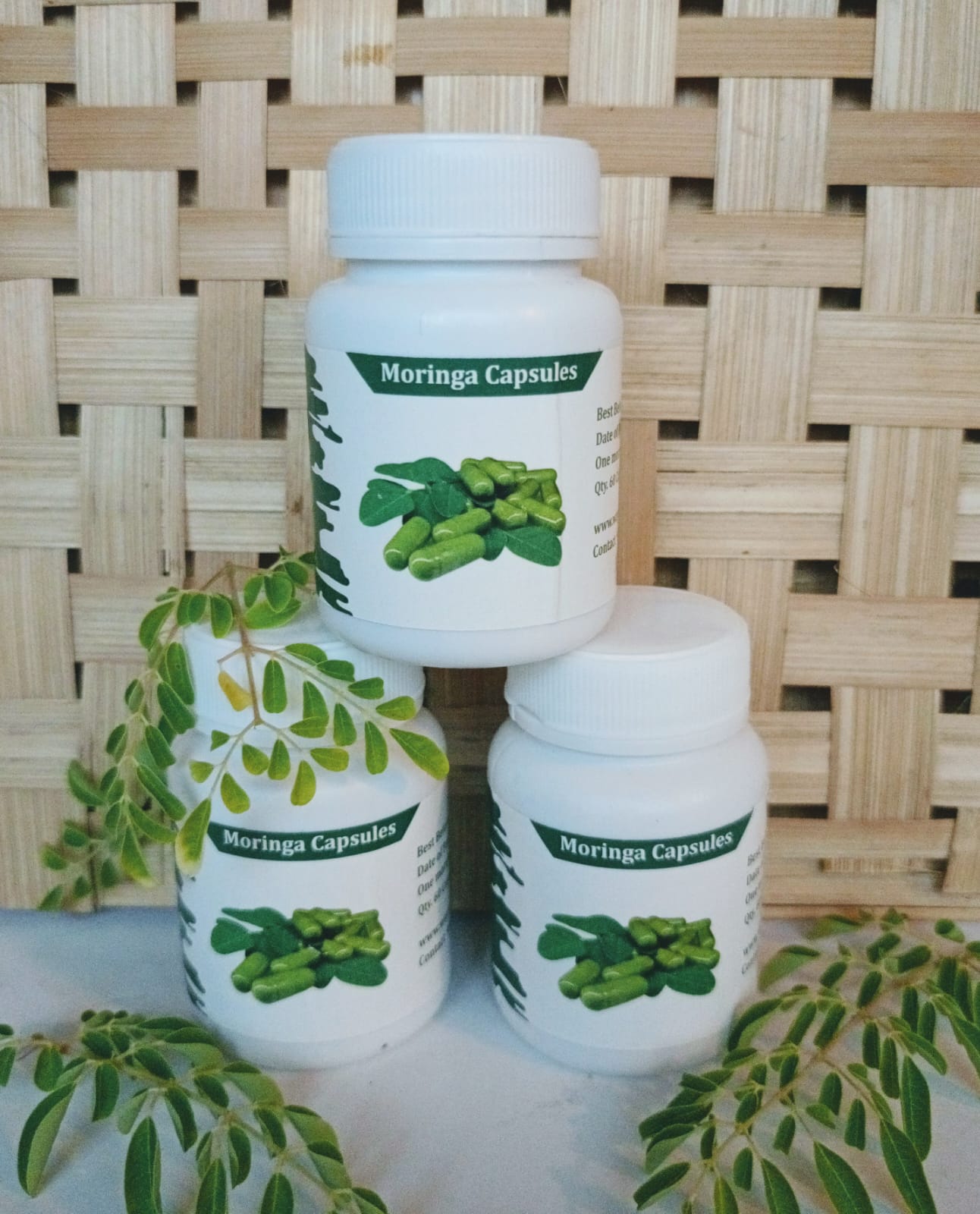 Organic Moringa Capsules 