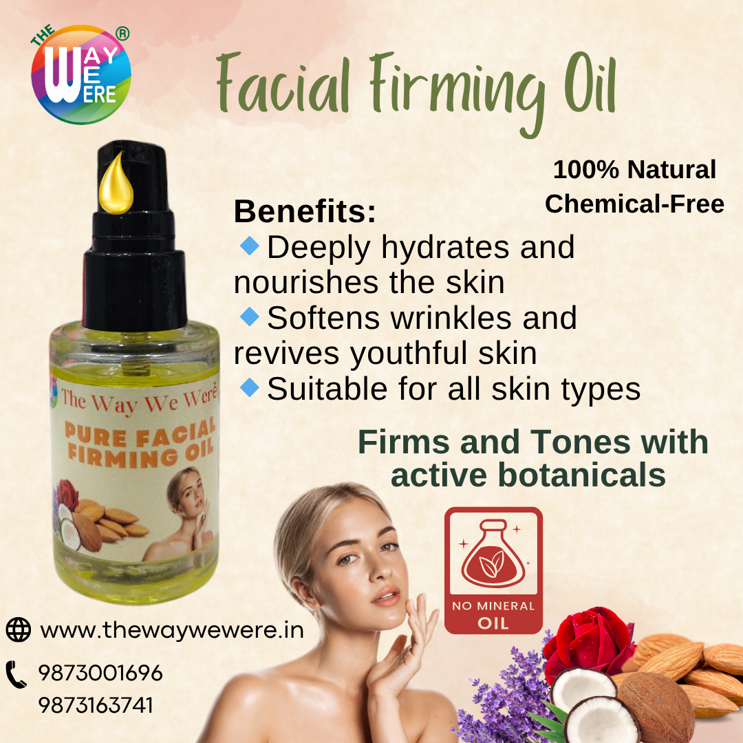 Pure Firming Facial Oil – 100% Natural Chemical - Free Skincare